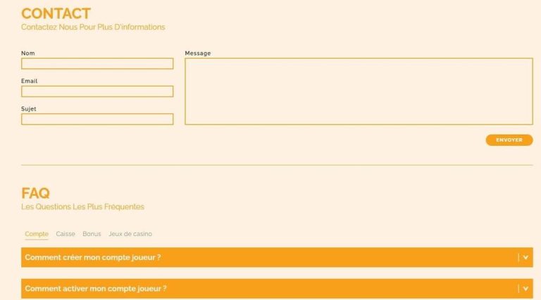 Arlequin Casino support client